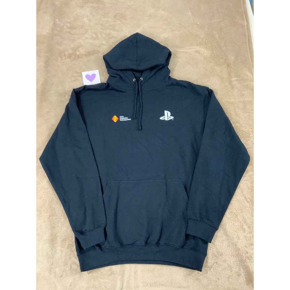Playstation Sony Interactive‎ Entertainment Hoodie Jacket Mens M black graphic